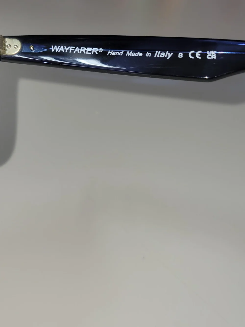 Ray-Ban RB2140 Wayfarer Sunglasses in Polished Striped Blue
